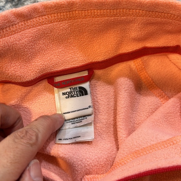 The North Face | Orange Quarter Zip Polartec Classic Fleece Shirt Size S Small - Picture 12 of 14
